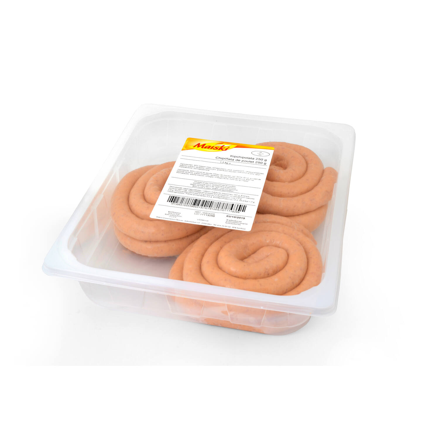 KIP CHIPOLATA  6x250gr  MAISKI